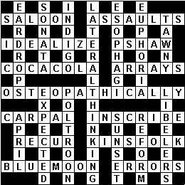 Acrostic Puzzle 291 Solution Image